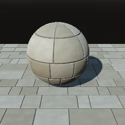 Render of Ashlar masonry in coursed or broken bond