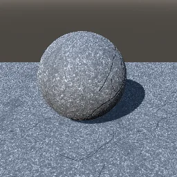 Render of Cracked asphalt