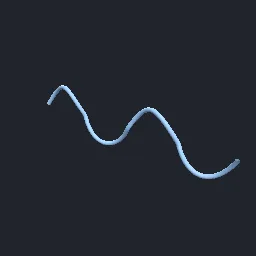 Render of Cubic Bezier evaluation, arc length and resampling