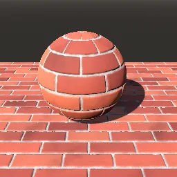 Render of Brick wall courses in four bonds