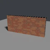 Render of Brick wall in English, Flemish and other bonds