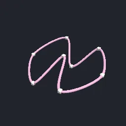 Render of Centripetal Catmull-Rom spline