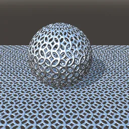 Render of Chain mail in the European 4-in-1 weave