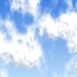 Render of Drifting 2D clouds with self-shading