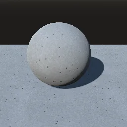Render of Cast concrete with formwork marks