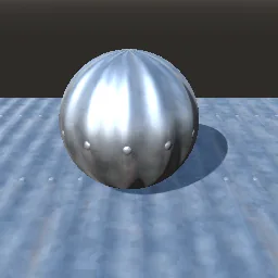 Render of Corrugated sheet metal