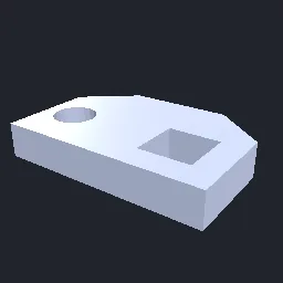 Render of Extrude a polygon with holes