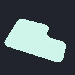 Render of Fillet polygon corners with arcs