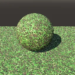 Render of Grass from above