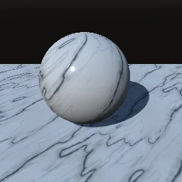 Render of Veined marble
