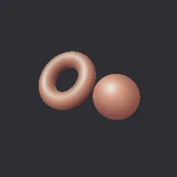 Render of Matcap shading with a procedural sphere texture