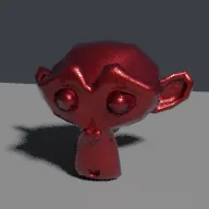 Render of Metallic flake car paint with a flip colour