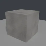 Render of Cast concrete material with pores and board seams