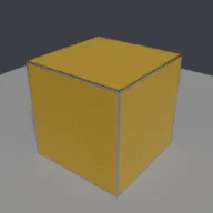 Render of Edge wear material from the Bevel node
