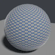 Render of Plain-weave fabric material with thread bump
