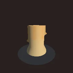Render of Melting mesh with drips and a spreading puddle