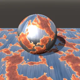 Render of Corroded metal: rust and verdigris
