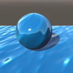 Render of Ocean wave normals from a directional wave spectrum