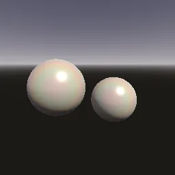 Render of Pearlescent sheen with orient colours