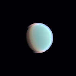 Render of Planet atmosphere shell with analytic path length