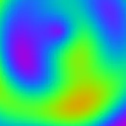 Render of Classic sine plasma with a cosine palette