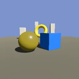 Render of Colour vision deficiency simulation