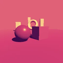 Render of Gradient map recolouring