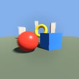 Render of Radial zoom blur toward a point