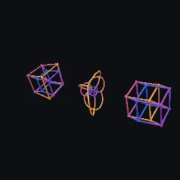 Render of Perspective, stereographic and orthographic projections compared