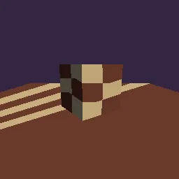 Render of Retro console look: vertex snapping and affine textures