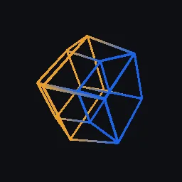 Render of 4D rotation exponential, logarithm and geodesics