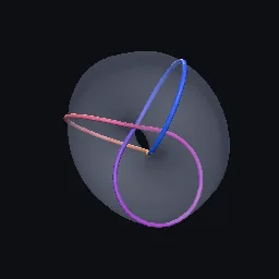 Render of Cl(4,0) rotors and bivector decomposition