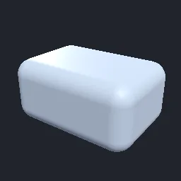Render of Rounded box with filleted edges