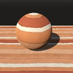 Render of Layered sandstone