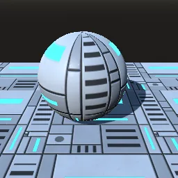 Render of Science fiction greeble panels