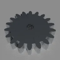 Render of Involute spur gear