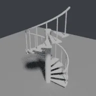 Render of Spiral staircase generator