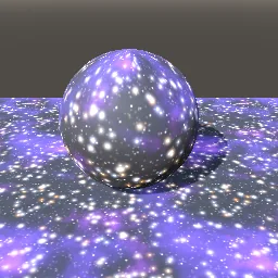 Render of Starfield with nebula gas and dust lanes
