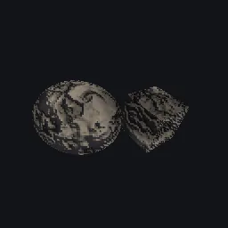 Render of Procedural triplanar rock with surface-gradient bump