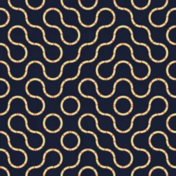 Render of Animated Truchet tile pattern