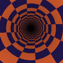 Render of Demoscene tunnel from polar coordinates