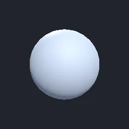 Render of UV sphere with texture seam and pole fans