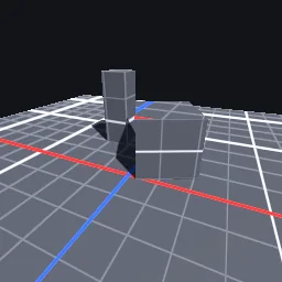 Render of World-space prototyping grid